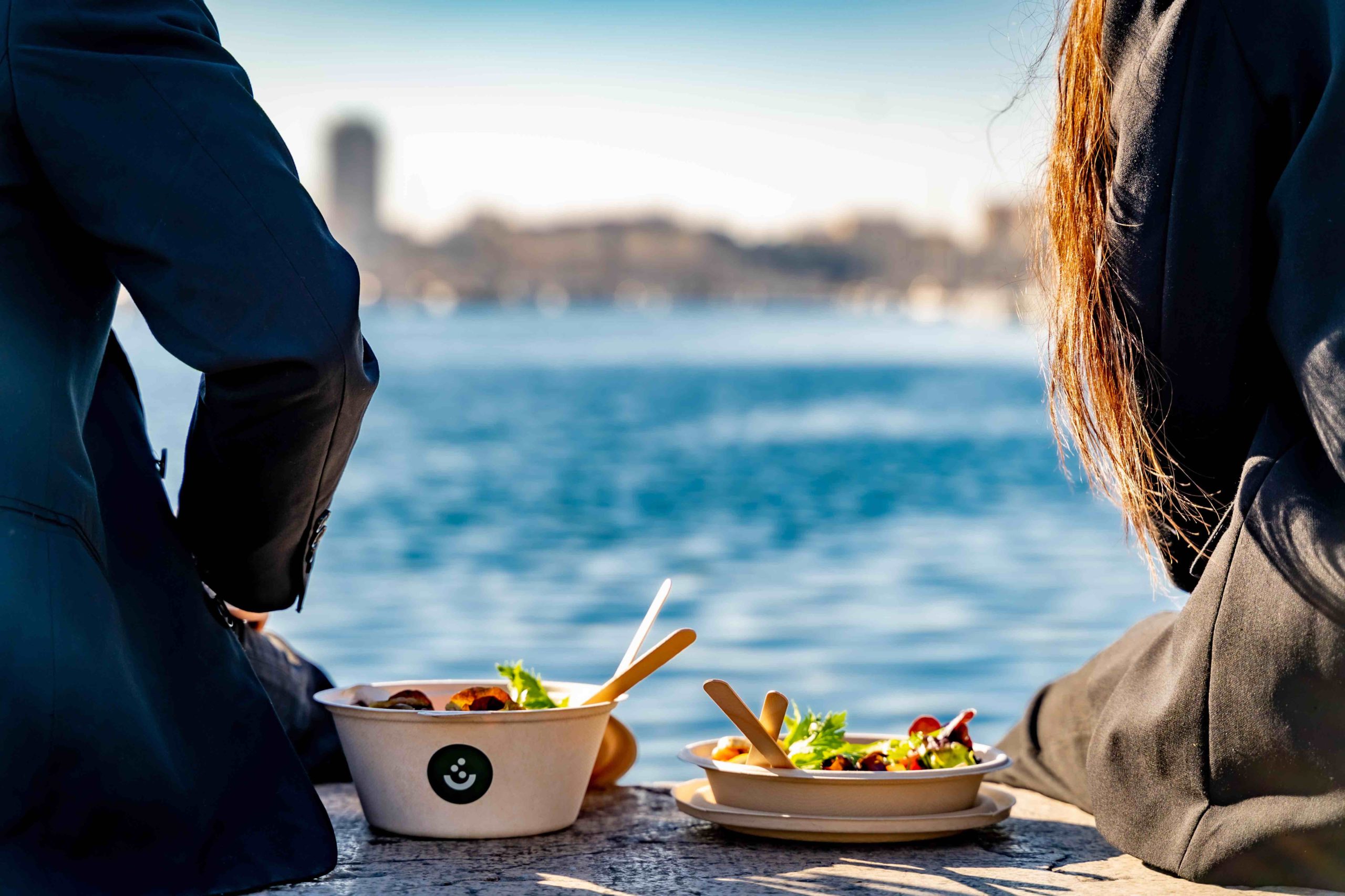Nouveau concept food sain sur le pouce