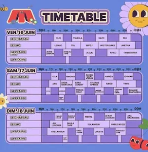 Programmation Marsatac 2023, Festival