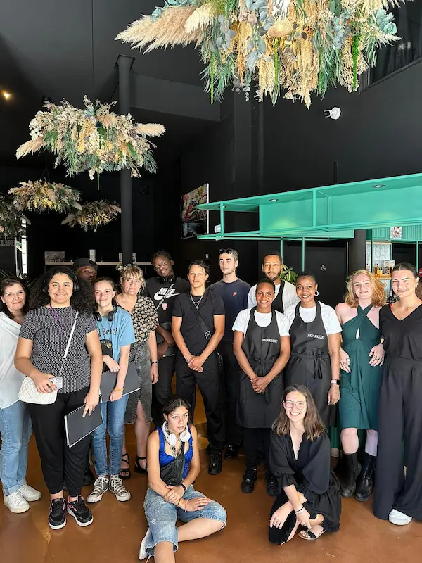 école de couture, FASK ACADEMY, collaboration, restaurant Le République