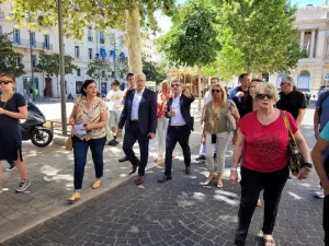 Le président de la Chambre Nationale de Commerce Alain di Crescenzo a rencontré les commerçants victimes de pillages.